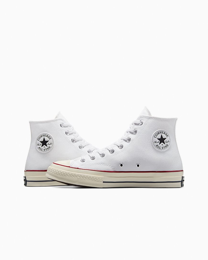 Pánské Boty Vysoké Converse Chuck 70 Vintage Platene Bílé | CZ QE31X49